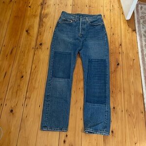 Vintage Levis  501 with patches